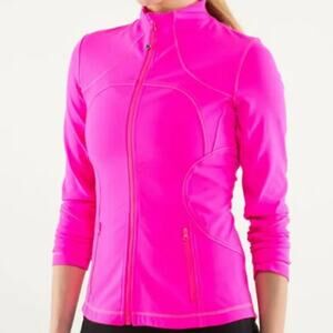 Lululemon Forme Jacket Luon Fitted Define Full Zip Athletic Gym Yoga Size 4